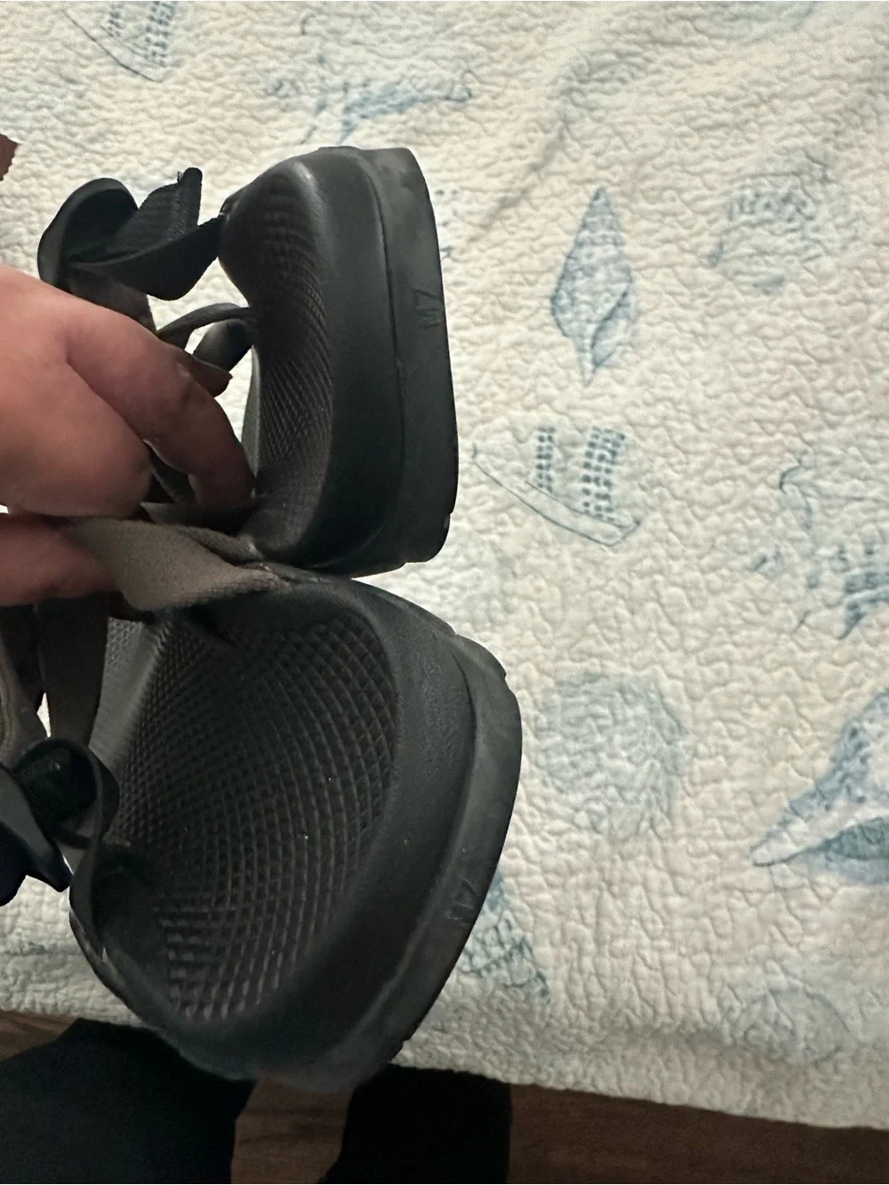 Chaco Men's Gray Webbing Strap Sandals